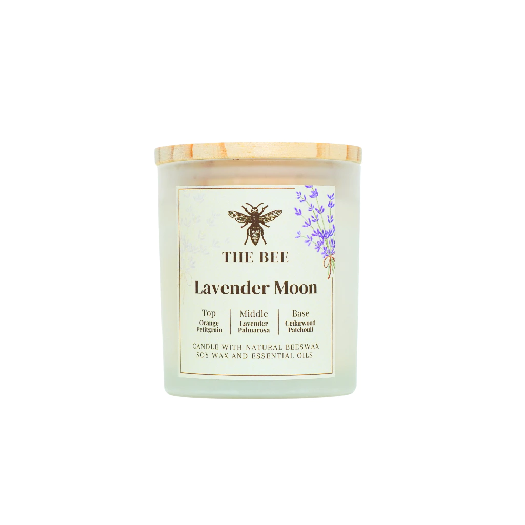 Lavender Moon – Nến thơm thiên nhiên 3 moon nap go 200g