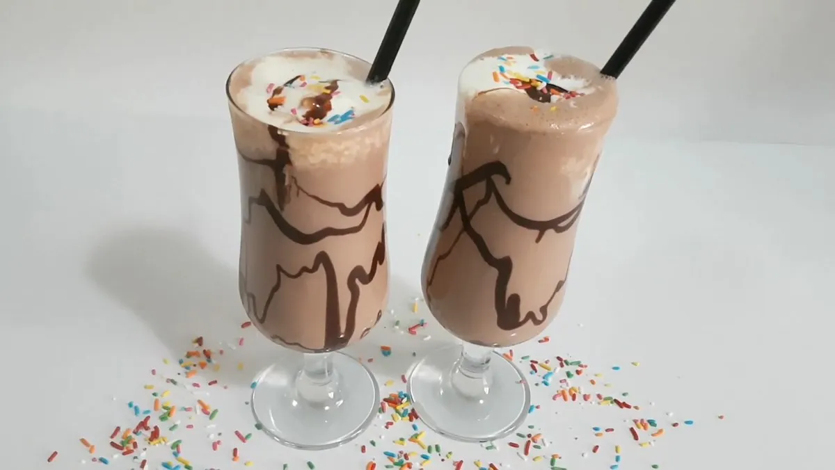 Sinh tố chuối cacao 