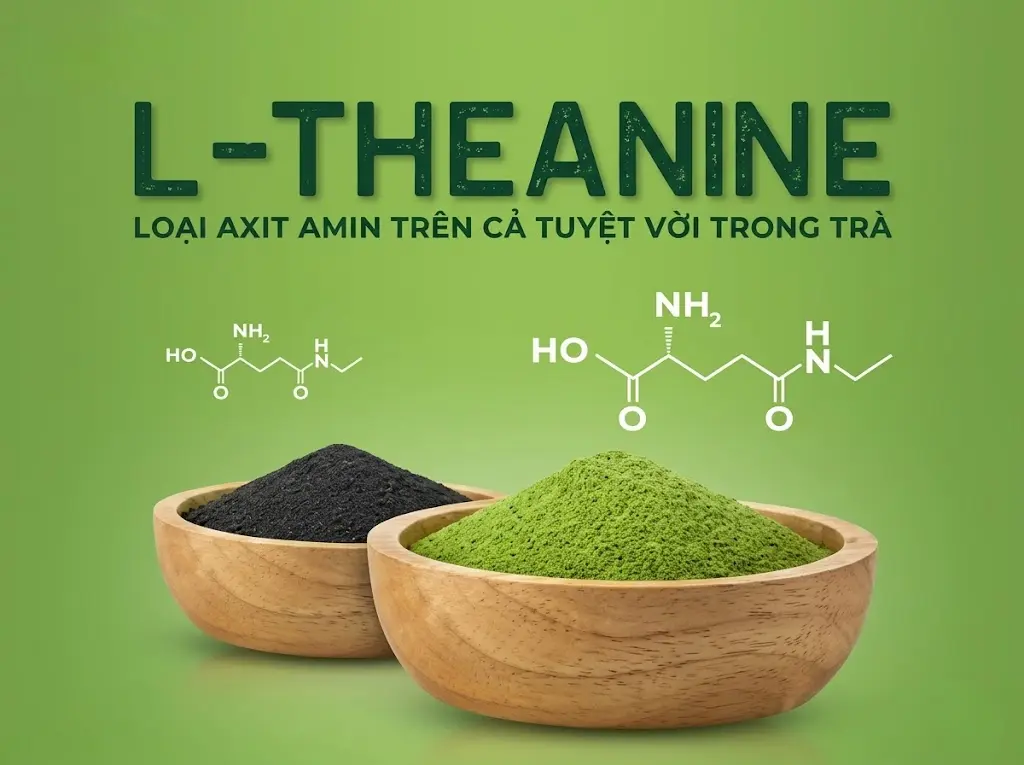 Uống matcha ô long có mất ngủ không? | Bách Vị B'lao 3 Hợp chất L-Theanine