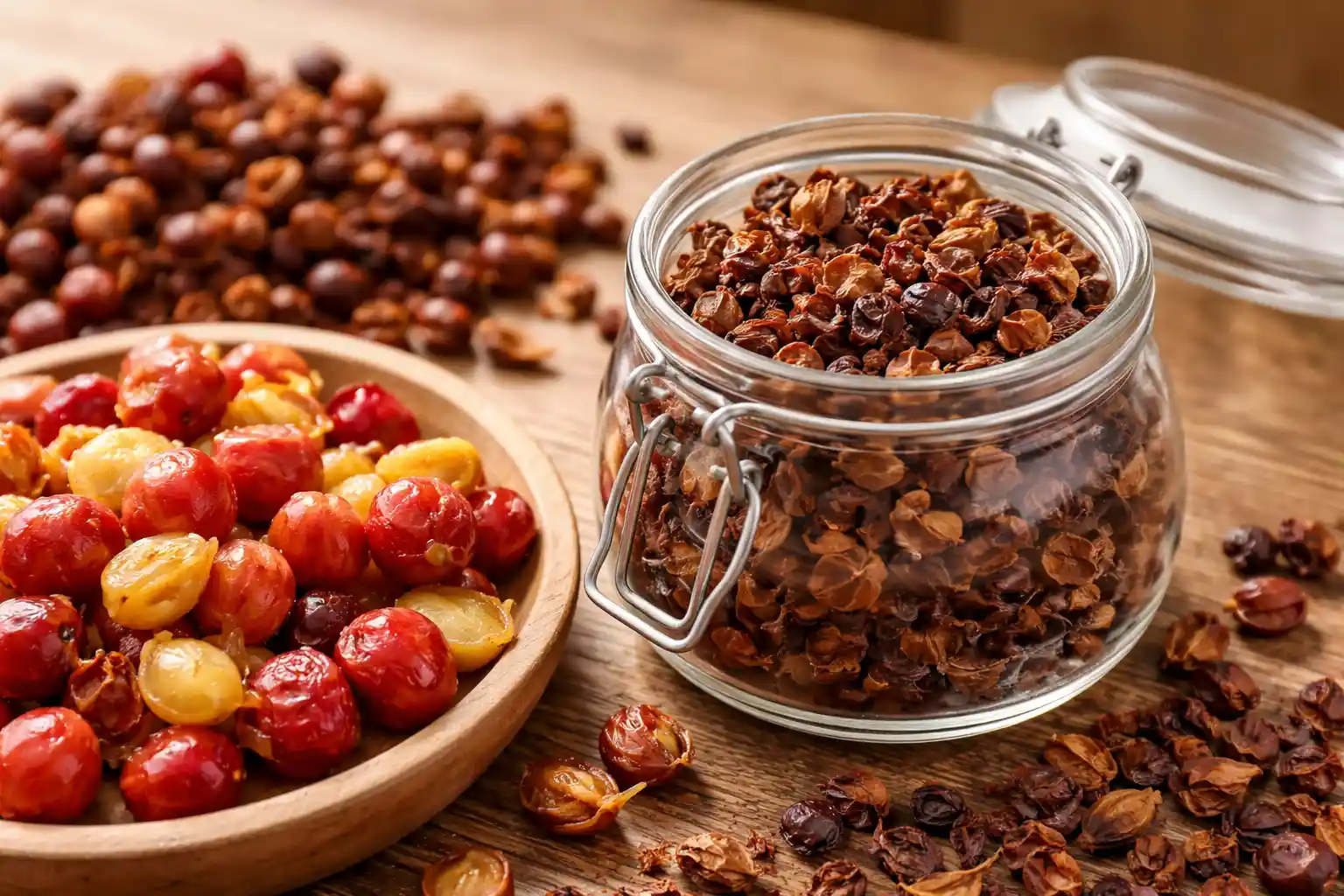 ​​Một sản phẩm cascara chất lượng cần có nguyên liệu sạch, khô ráo, thơm tự nhiên và cho nước trà trong, vị rõ