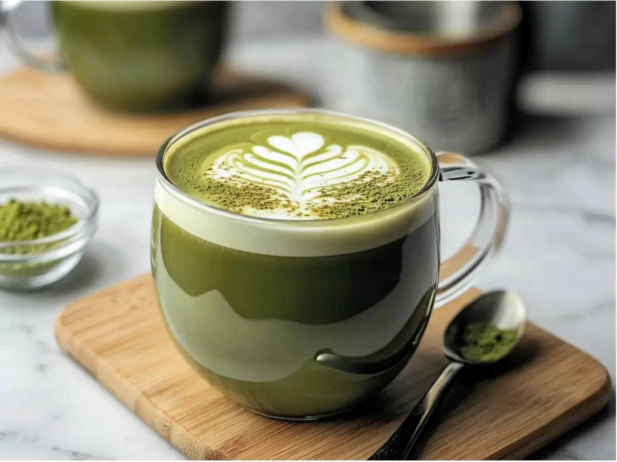 Cách pha Matcha oolong latte