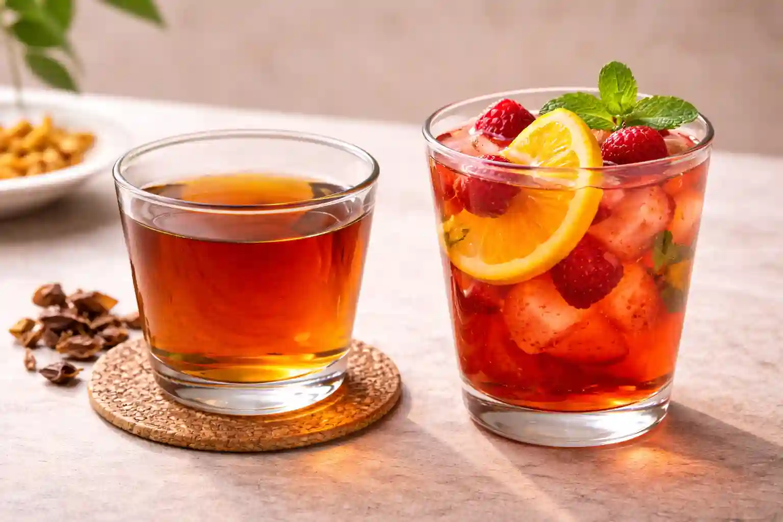 Cascara có nét giống trà trái cây, nhưng thanh và tinh tế hơn