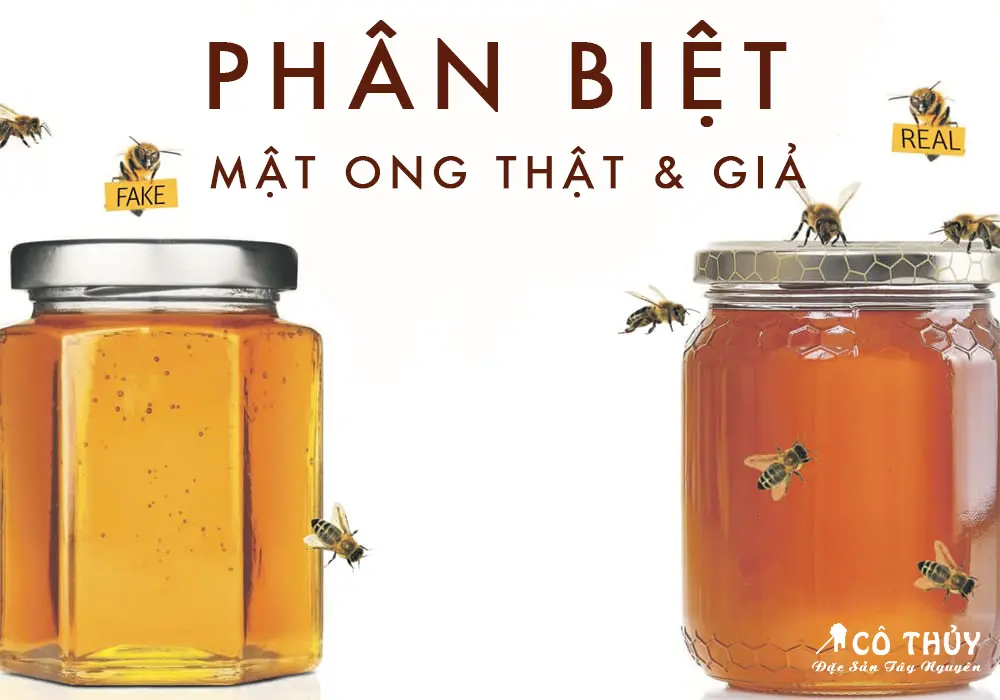 Mật ong giả thường được nấu từ đường, mạch nha, hoặc pha thêm hương liệu và chất tạo màu để đánh lừa cảm quan người dùng.