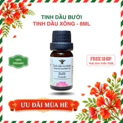 TINH DẦU XÔNG THIÊN NHIÊN NGUYÊN CHẤT 8ML - CHAI THỦY TINH NÂU | BÁCH VỊ B'LAO 15 buoi