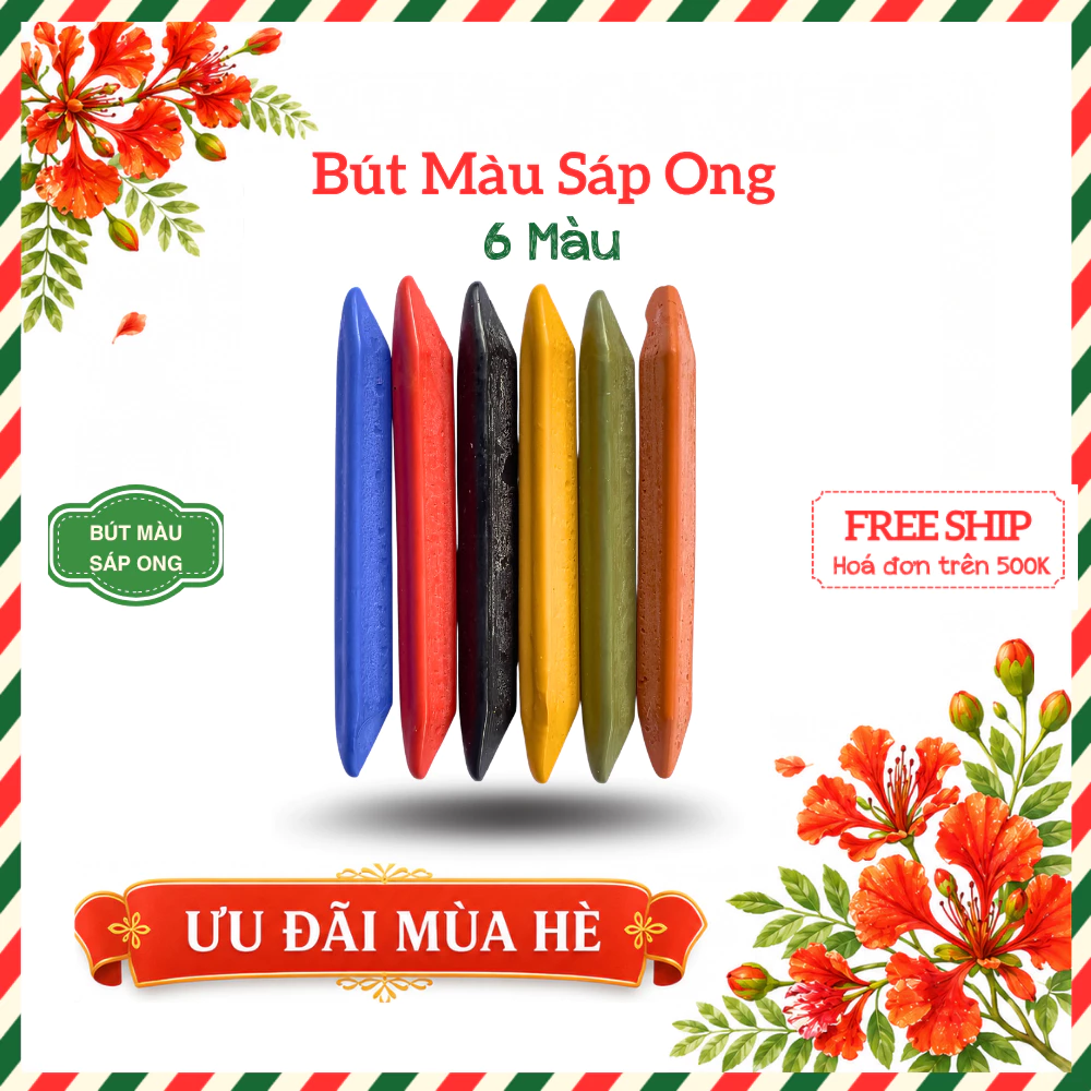 BÚT MÀU SÁP ONG TỰ NHIÊN | BÁCH VỊ B'LAO 7 BÚT MÀU SÁP ONG TỰ NHIÊN | BÁCH VỊ B'LAO - Ảnh 7