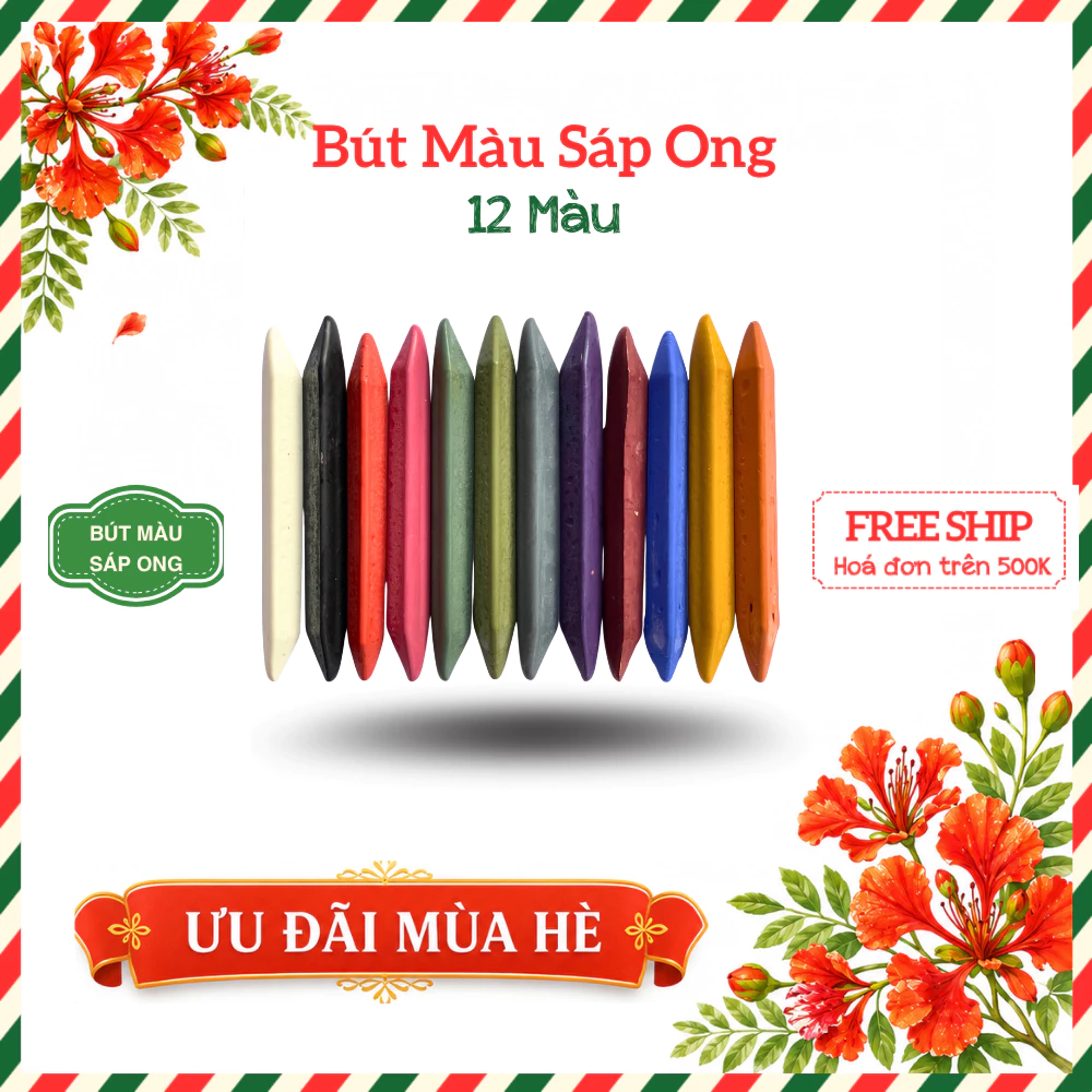 BÚT MÀU SÁP ONG TỰ NHIÊN | BÁCH VỊ B'LAO 5 BÚT MÀU SÁP ONG TỰ NHIÊN | BÁCH VỊ B'LAO - Ảnh 5
