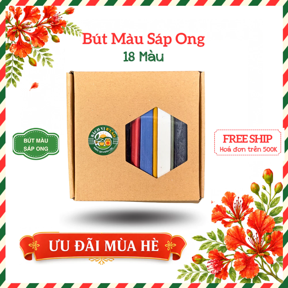 BÚT MÀU SÁP ONG TỰ NHIÊN | BÁCH VỊ B'LAO 2 BÚT MÀU SÁP ONG TỰ NHIÊN | BÁCH VỊ B'LAO - Ảnh 2