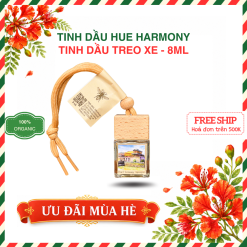 Alternative view of TINH DẦU TREO XE HƯƠNG ĐẶC BIỆT 8ML - CHAI THỦY TINH NẮP GỖ | BÁCH VỊ B'LAO